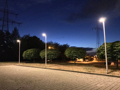 LED Solar Parkplatzbeleuchtung - solare Parkplatzleuchten