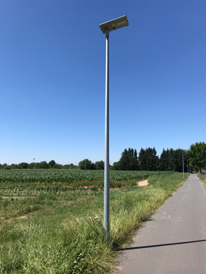 Solar LED Straenbeleuchtung Gemeinden Stdte Kommunen