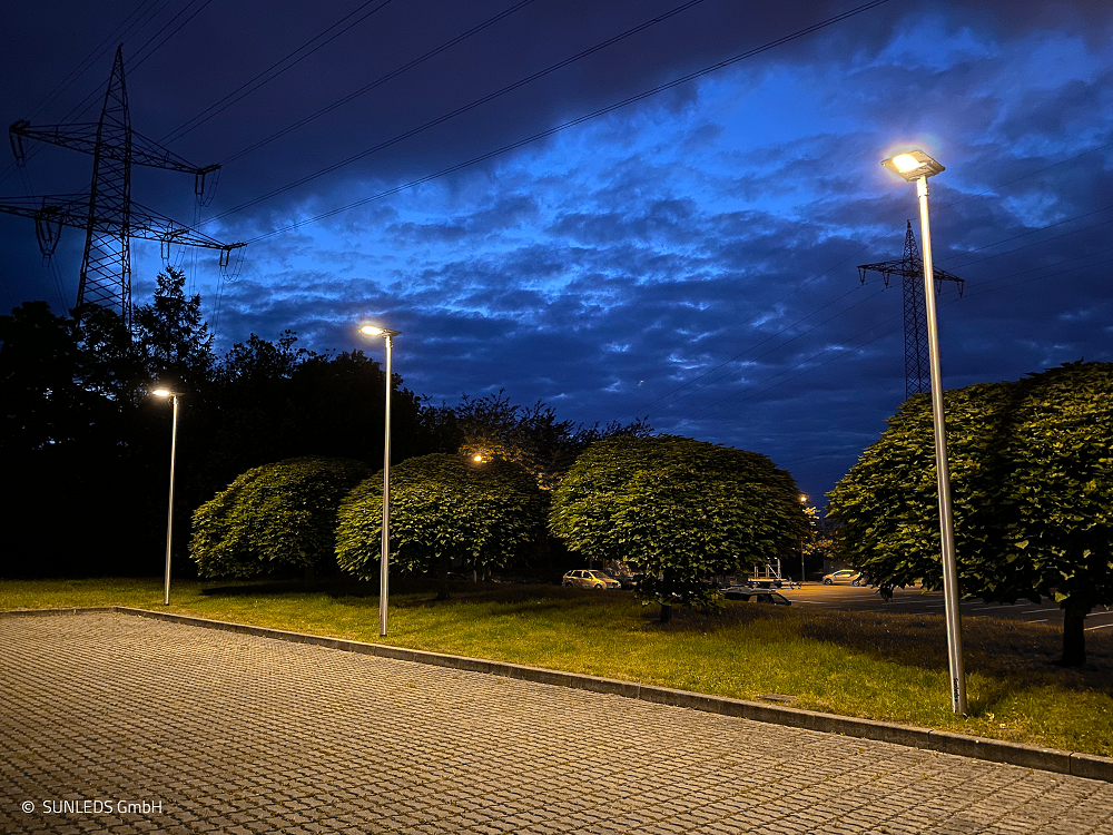 Solar Straßenbeleuchtung LED insektenfreundlich nachhaltig