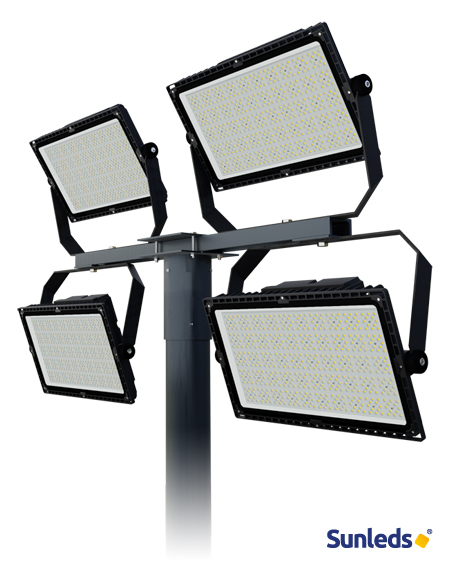 LED Flutlicht-Strahler und Flutlichtanlagen